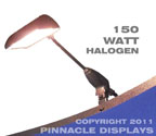 Eclipse trade show display 150 watt halogen display light
