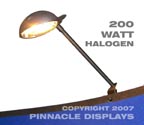 200 watt halogen light for Eclipse pop-up trade show display