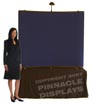 6ft table top pop-up trade show display stand with velcro fabric panels